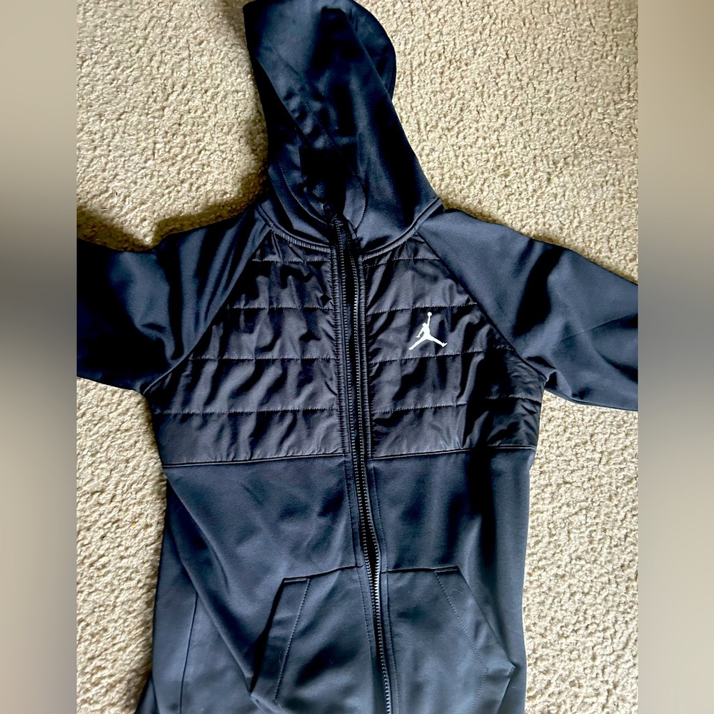 Nike Jordan zip up black hoodie